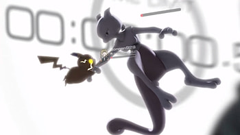 PokÃ©mon Go - Pikachu VS Mewtwo Fight HD wallpaper