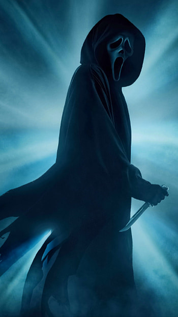 Scream, knife, movie, black, dark, anonymous, killer, scary, mask HD phone wallpaper