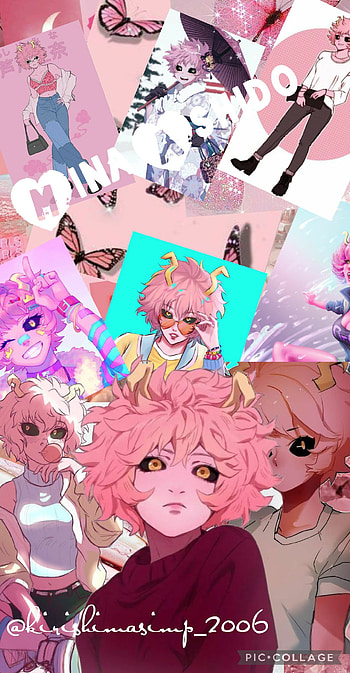 Mina ashido, pink, mha, pinky, bnha, class 1a, cute, anime HD phone wallpaper