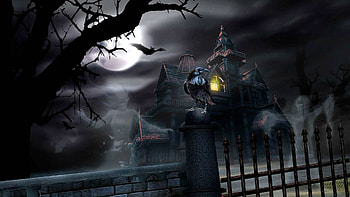 Haunted House, Dark haunted house, Spooky HD wallpaper