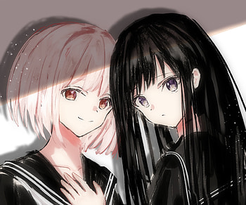 Chisato Nishikigi & Takina Inoue, Takina Inoue, Chisato Nishikigi, Anime, Lycoris Recoil HD wallpaper