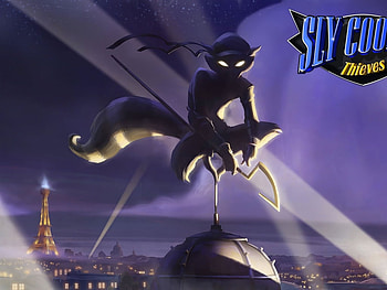 Sly Cooper, thevies, paris, stealth, artwork, action, cartoons, animals, lights, video games, raccons, playstation HD wallpaper