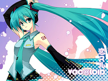 Hatsune Miku, colorful, twintail, cute, girl, headset, beautiful, vocaloid, tie, miku, music, vocaloids, anime, pretty, hatsune HD wallpaper