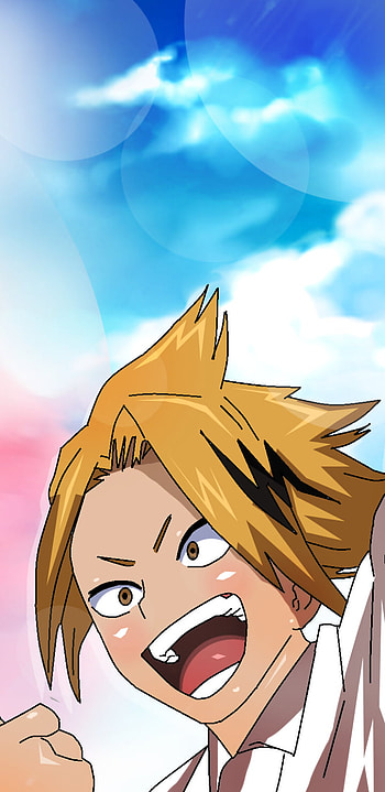 Denki Kaminari, Anime, My Hero Academia HD phone wallpaper