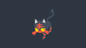 Litten, Pokemon anime, Sun and Moon, Backgrounds HD wallpaper