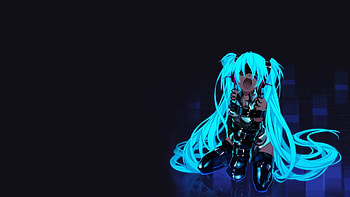... Anime Anime Manga Miku Hatsune Neon Art Tweet ... HD wallpaper