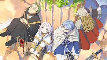 Frieren and Himmel Anime - Beyond Journey's End Background, Anime, Frieren: Beyond Journey's End, Frieren (Frieren: Beyond Journey's End), Himmel (Frieren: Beyond Journey's End) HD wallpaper