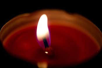 Macro, Flame, Close-Up, Candle, Wick, Wax HD wallpaper