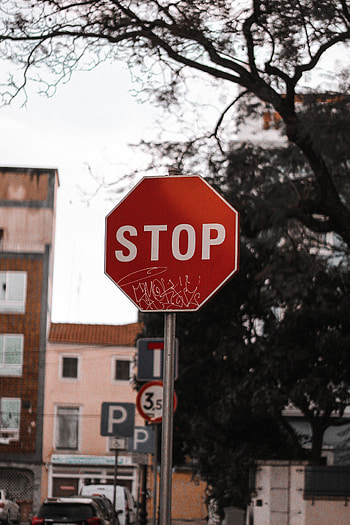 Words, Inscription, Sign, Word, Stop, Warning HD phone wallpaper