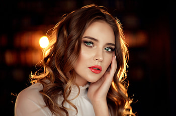 Beautiful Girl, face, model, woman, portrait HD wallpaper
