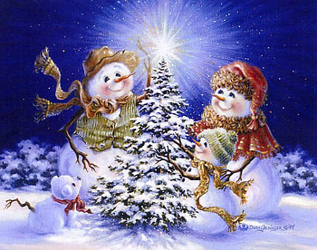 MERRY CHRISTMAS, snowmans, merry, family, christmas HD wallpaper