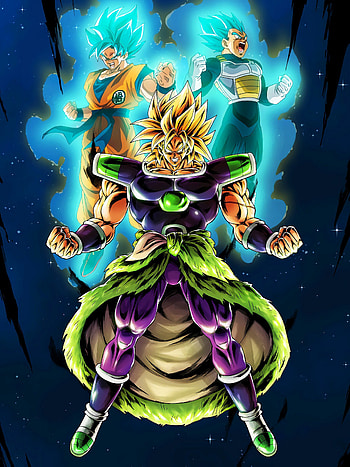 Broly, Dragon Ball Super, Intense power, High-resolution HD phone wallpaper