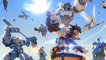 Epic Overwatch moments, Stunning visuals, Dynamic action, Intense gameplay HD wallpaper