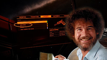 Since the Mods in /r/EliteDangerous clearly hate Bob Ross. HD wallpaper