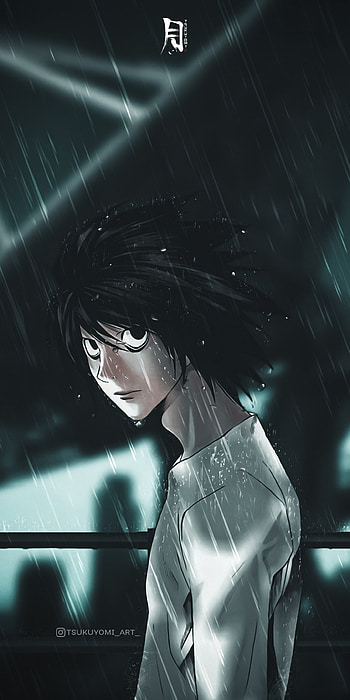 LL, glasses, rain, sunglasses, death note l, l death note, L, death note, kira HD phone wallpaper
