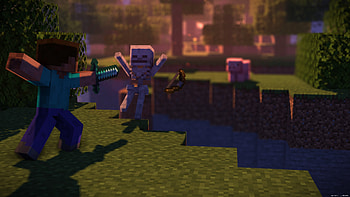 Minecraft Battle: Epic Video Game Adventure, video game, Minecraft HD wallpaper