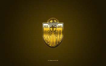 NK Istra 1961, creative 3D logo, yellow background, Prva HNL, 3d emblem, Croatian football club, Croatian First Football League, Pula, Croatia, 3d art, football, NK Istra 1961 3d logo HD wallpaper