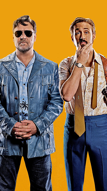 Russell Crowe, Movies, The Nice Guys, Ryan Gosling HD phone wallpaper