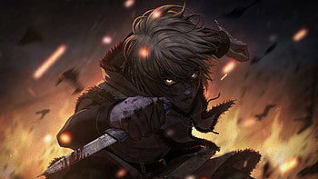 Thorfinn From Vinland Saga , anime-boy, anime, artist, artwork, digital-art, artstation HD wallpaper
