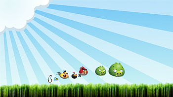 Angry Birds collection, Colorful design, Gaming visuals, Bird characters HD wallpaper