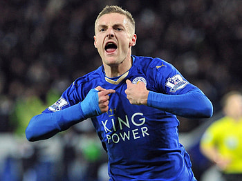Jamie Vardy, Ex Leicester star, De Laet, Record breaking goal HD wallpaper