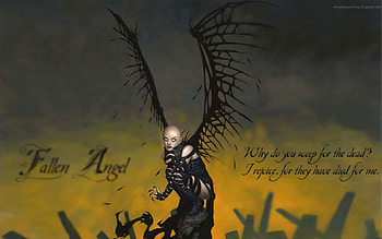 Angel not, wings, perch, angel, dark HD wallpaper