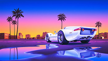 White Vintage Retro Future Speed, white, vintage, retro, future, artist, artwork, art, digital-art, ai, deviantart HD wallpaper
