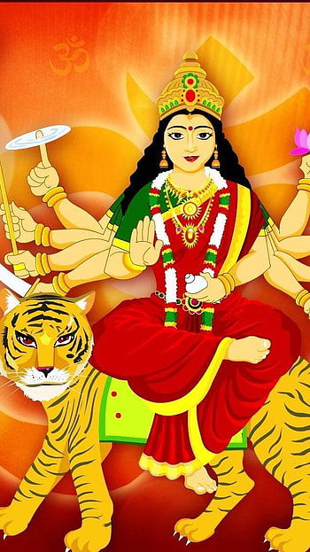 Devi maa, devotional, bhakti, god, hindu god, durga HD phone wallpaper