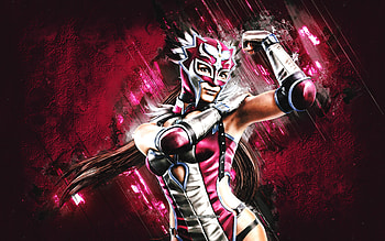 Jaycee, Tekken 7, red stone background, Tekken, Jaycee character, Tekken 7 characters, Jaycee Tekken, grunge art HD wallpaper