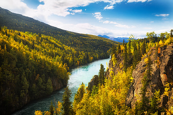 Nature, Rivers, Trees, Autumn, Rocks, Forest, Valley HD wallpaper