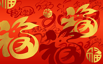 Year of the Rabbit, holiday, Chinese New Year HD wallpaper