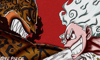 lucci vs luffy, One Piece HD wallpaper