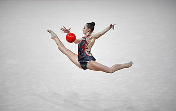 Averina twins domination, Star-studded championships, European rhythmic gymnastics, Athlete showcase HD wallpaper