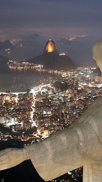 Rio de Janeiro, Travels, Christ the Redeemer, Cityscape HD phone wallpaper