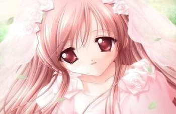 Pink anime girl, pink anime, anime girl, girl HD wallpaper