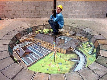STREET PAINTING, ART, PRETTY, PAINTING, STREET HD wallpaper