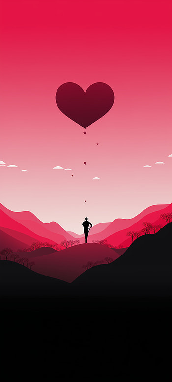 Valentine's Day Love Heart , heart, love, holiday, Valentine's Day HD phone wallpaper