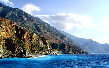 Crete island HD wallpaper