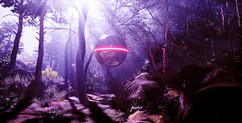 Magic Woods Synthwave , synthwave, artist, artwork, digital-art, artstation HD wallpaper