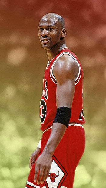 Michael Jordan, Sports icon, Basketball legend, Court dominance HD phone wallpaper