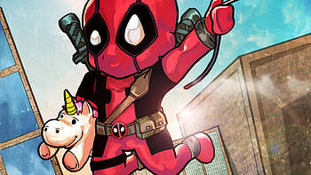Chibi Deadpool , deadpool, superheroes, artwork, artist, digital-art, behance HD wallpaper