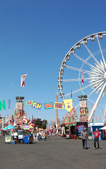 Fun Fair, LA County Fair, Community event, Exciting attractions HD phone wallpaper