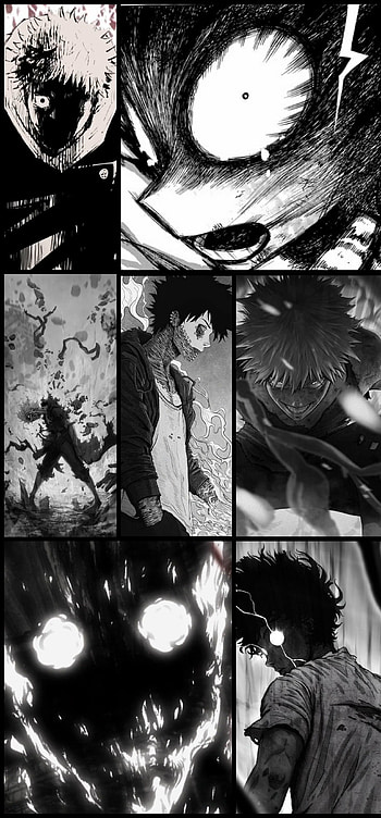 Anime, balckandwhite, manga HD phone wallpaper