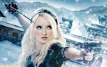 Emily Browning , Sucker Punch , Action-packed scenes, Bold ry HD wallpaper
