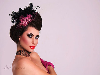PRETTY WOMAN, pretty, eyes, face, colors, lips, hair HD wallpaper