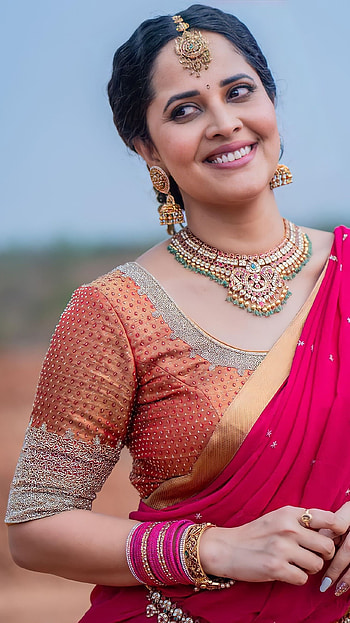 Anusuya Bharadwaj, telugu anchor HD phone wallpaper