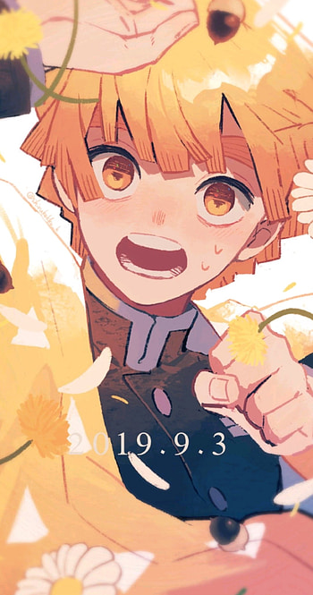 Zenitsu, manga, anime HD phone wallpaper