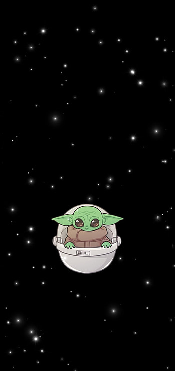 baby yoda cartoon, grogu, starwars, star, babyyoda, wars HD phone wallpaper
