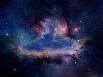 Landscape, Universe, Stars HD wallpaper