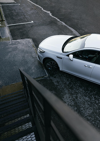 Sports, Cars, View From Above, Car, Asphalt, Sports Car HD phone wallpaper